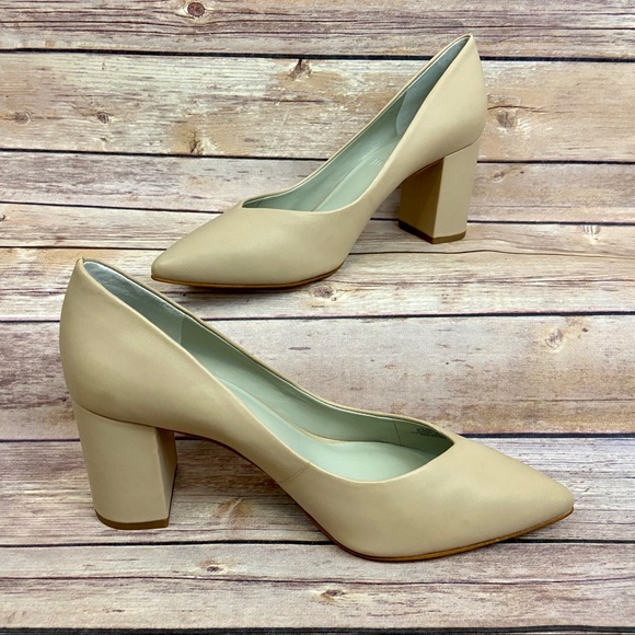 saffy block heel pump